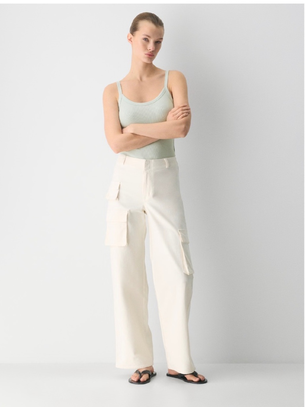 Aritzia Wilfred Free Picture Cargo Pant Size 4 Light Birch
